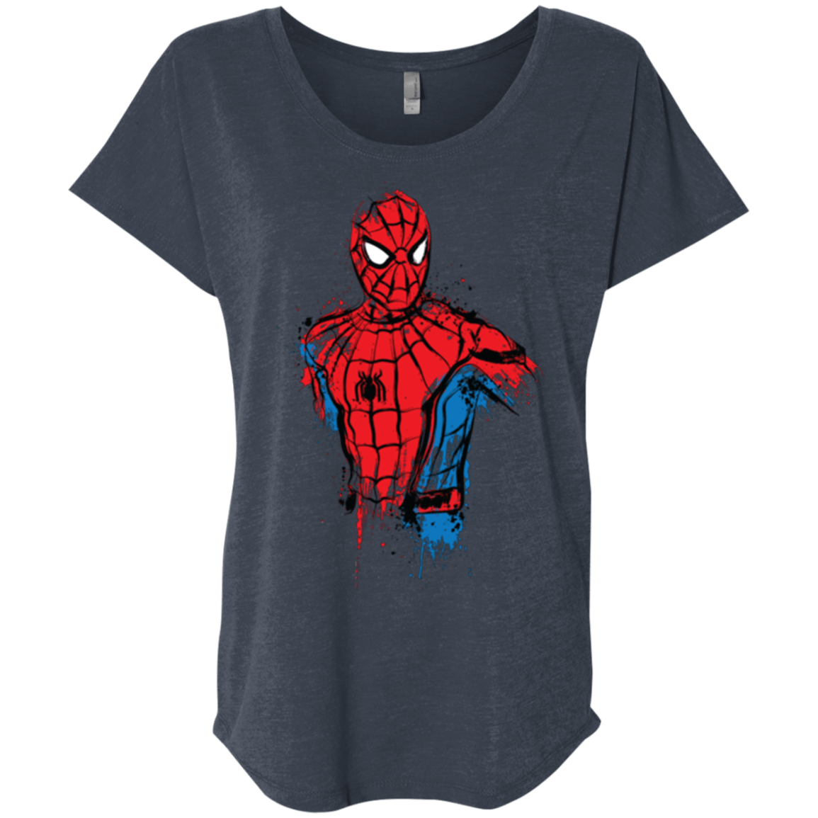 T-Shirts Vintage Navy / X-Small Spiderman- Friendly Neighborhood Triblend Dolman Sleeve