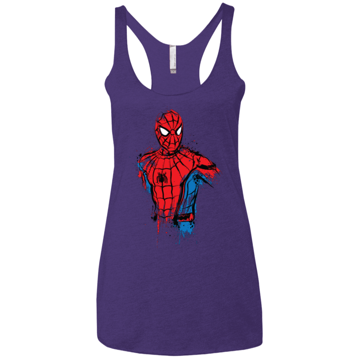 T-Shirts Purple Rush / X-Small Spiderman- Friendly Neighborhood Women's Triblend Racerback Tank