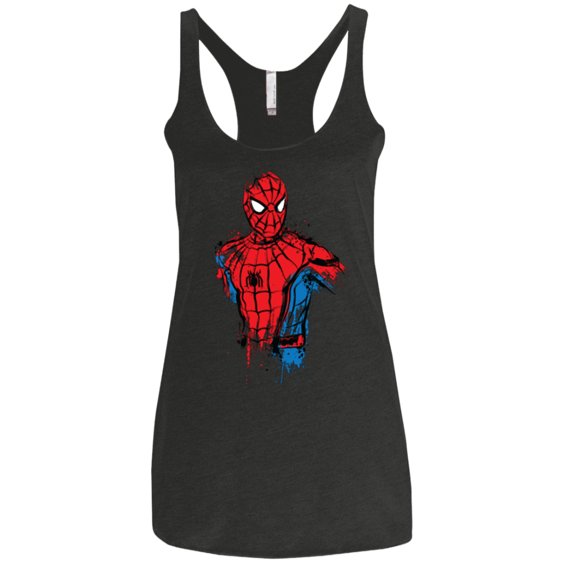 T-Shirts Vintage Black / X-Small Spiderman- Friendly Neighborhood Women's Triblend Racerback Tank