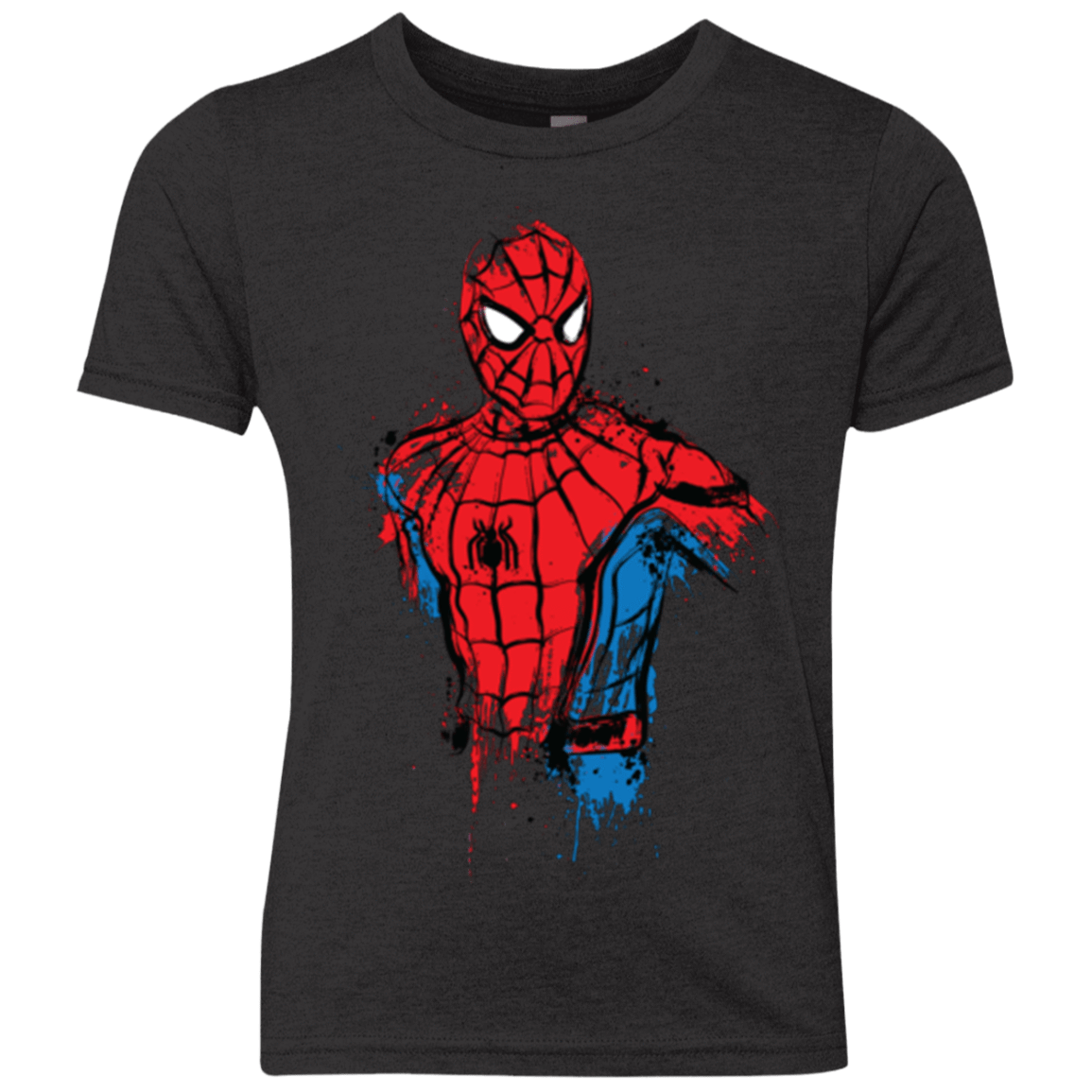 T-Shirts Vintage Black / YXS Spiderman- Friendly Neighborhood Youth Triblend T-Shirt