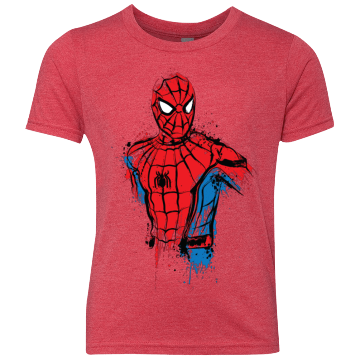 T-Shirts Vintage Red / YXS Spiderman- Friendly Neighborhood Youth Triblend T-Shirt