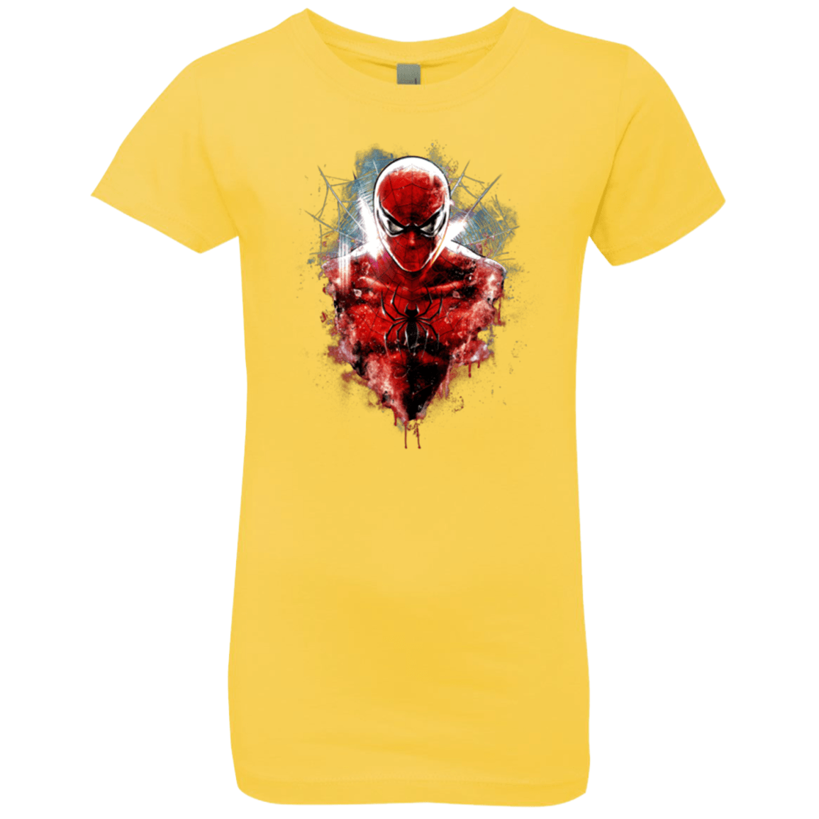 T-Shirts Vibrant Yellow / YXS Spiderman Girls Premium T-Shirt