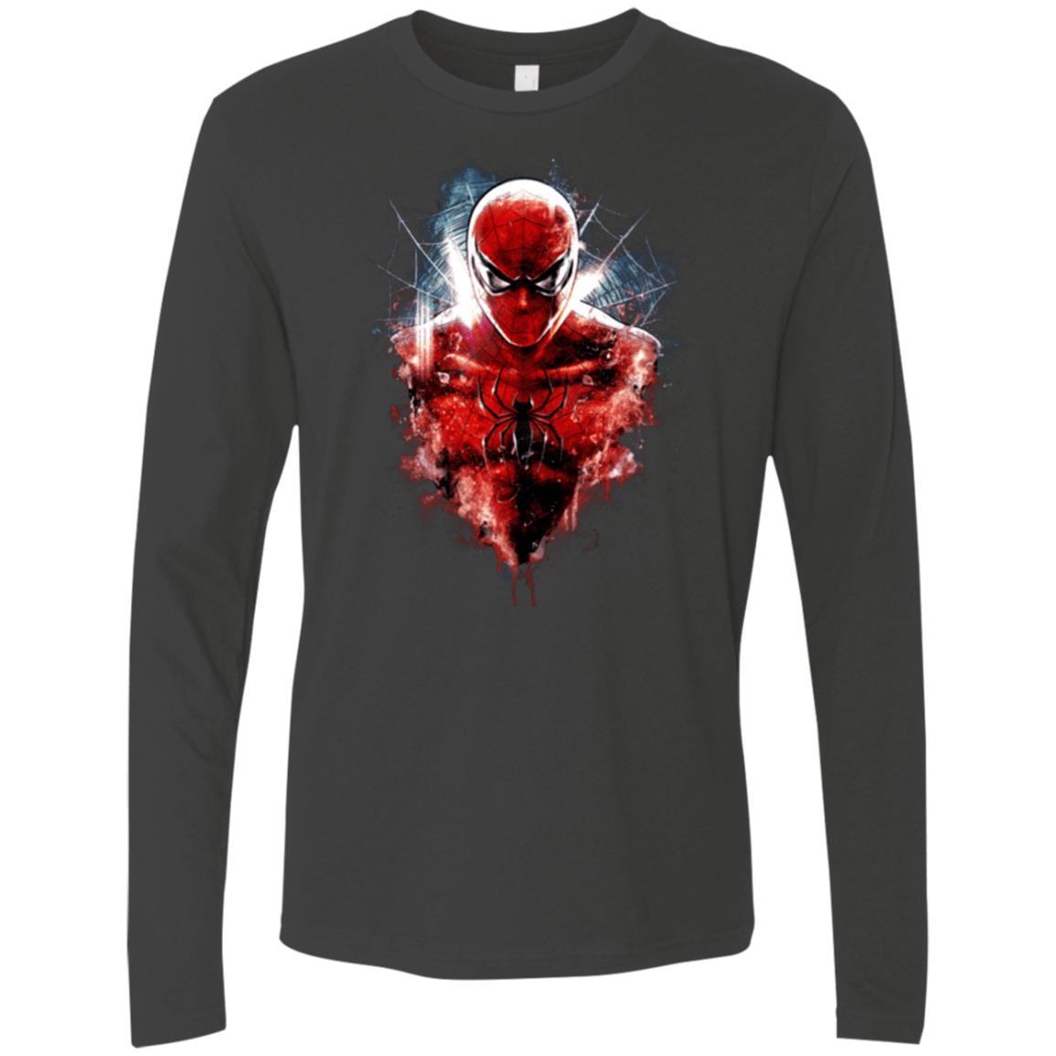 T-Shirts Heavy Metal / Small Spiderman Men's Premium Long Sleeve