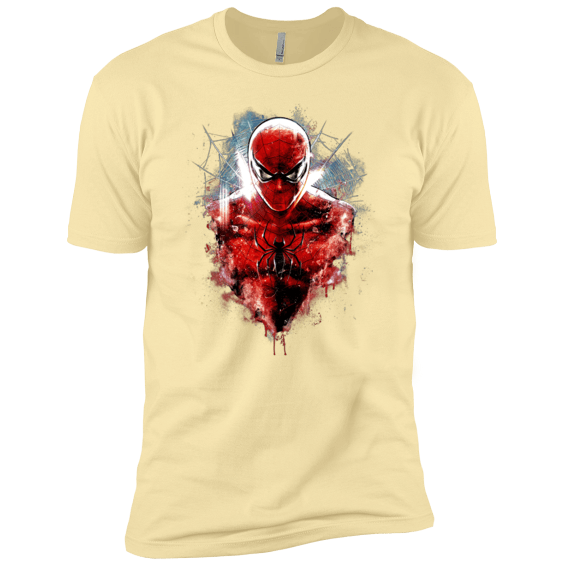 T-Shirts Banana Cream / X-Small Spiderman Men's Premium T-Shirt