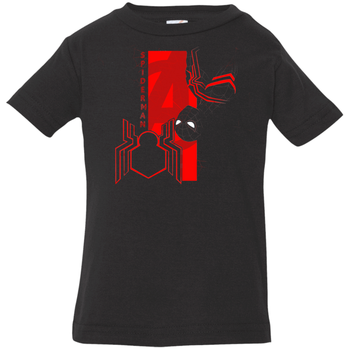 T-Shirts Black / 6 Months Spiderman Profile Infant Premium T-Shirt
