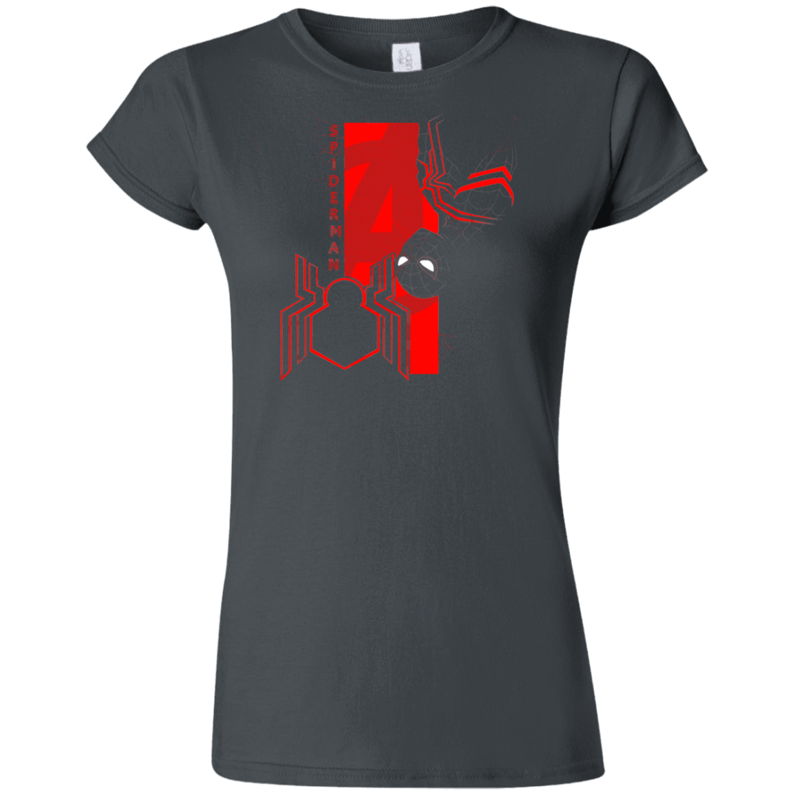 T-Shirts Charcoal / S Spiderman Profile Junior Slimmer-Fit T-Shirt