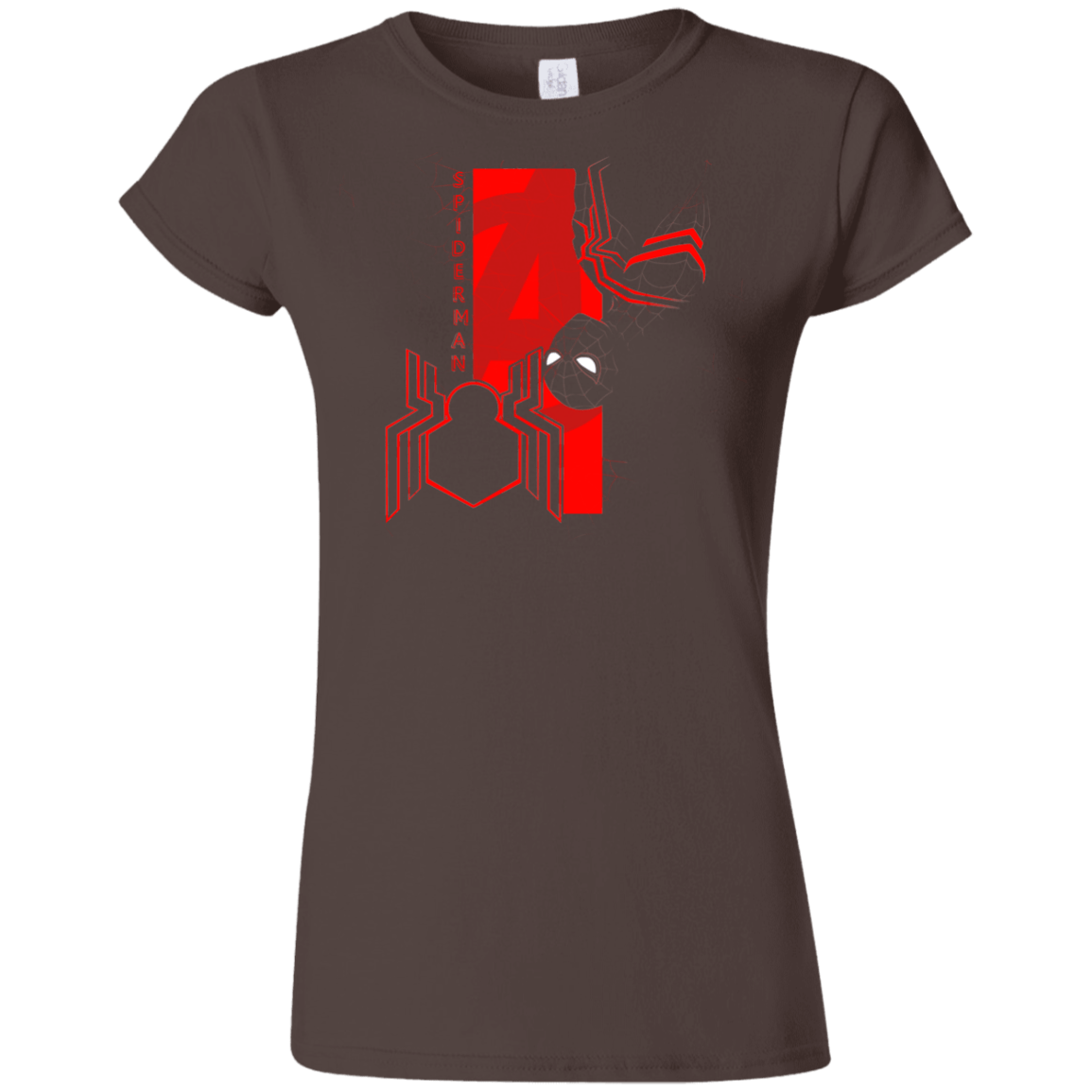 T-Shirts Dark Chocolate / S Spiderman Profile Junior Slimmer-Fit T-Shirt