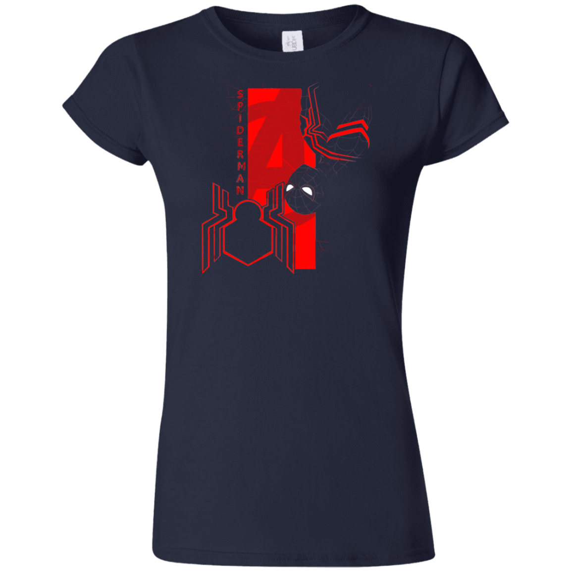 T-Shirts Navy / S Spiderman Profile Junior Slimmer-Fit T-Shirt