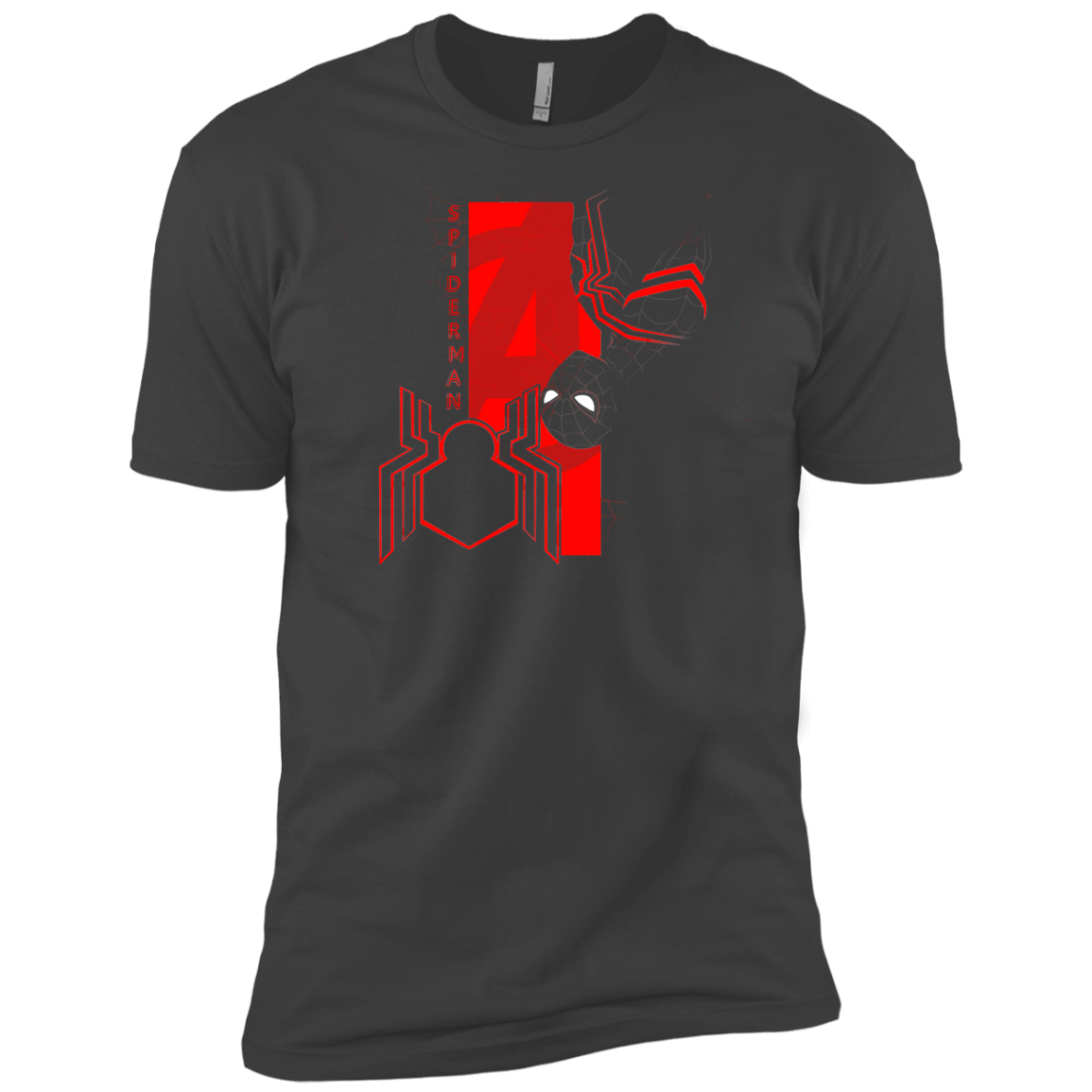 T-Shirts Heavy Metal / X-Small Spiderman Profile Men's Premium T-Shirt