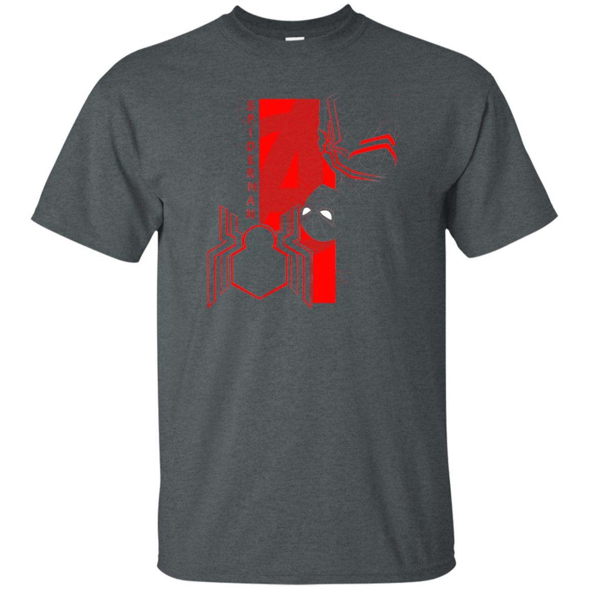 T-Shirts Dark Heather / S Spiderman Profile T-Shirt