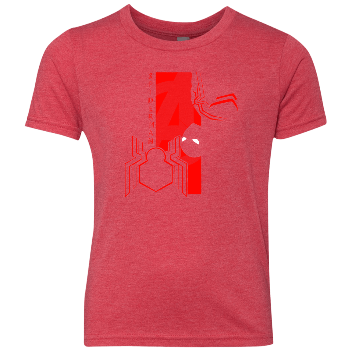 T-Shirts Vintage Red / YXS Spiderman Profile Youth Triblend T-Shirt