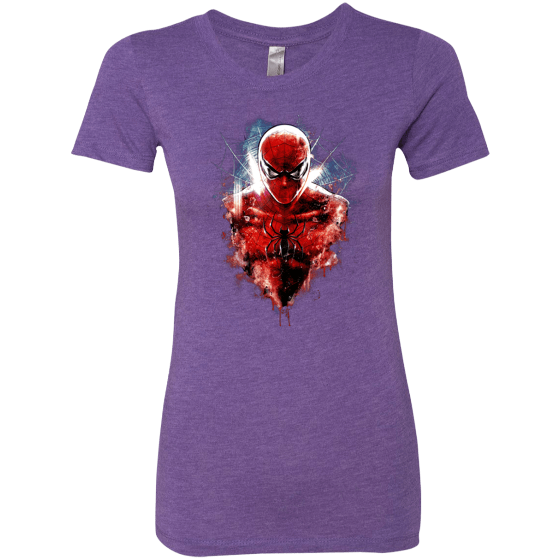 T-Shirts Purple Rush / Small Spiderman Women's Triblend T-Shirt