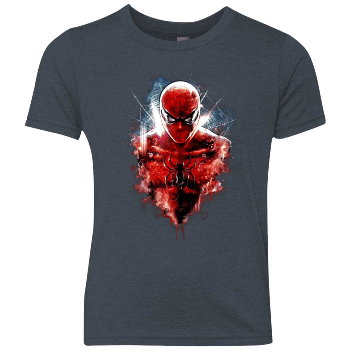 T-Shirts Vintage Navy / YXS Spiderman Youth Triblend T-Shirt