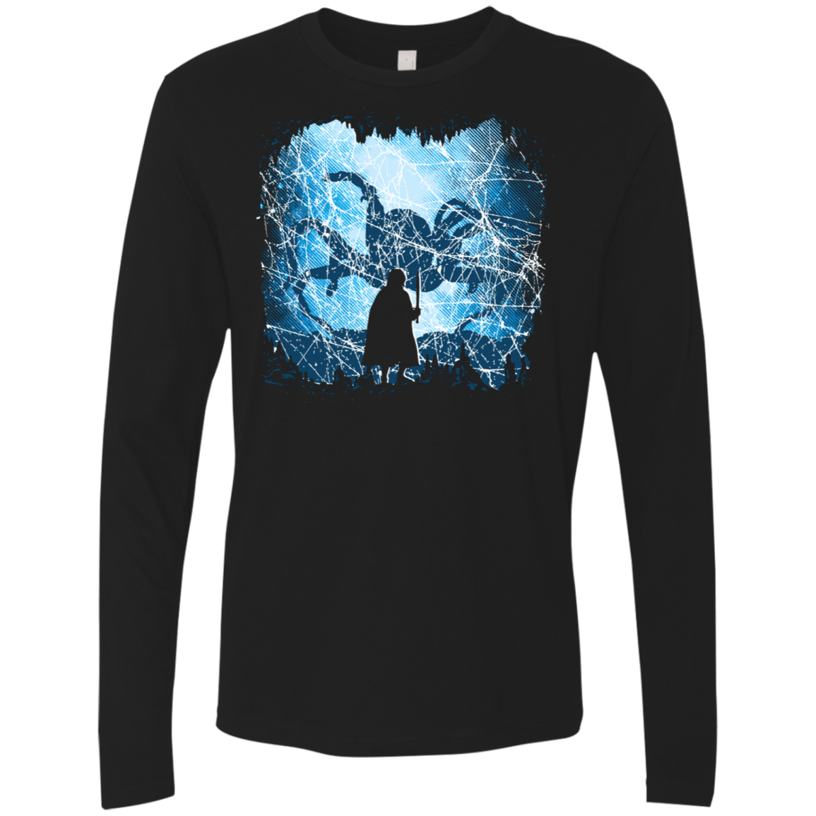 T-Shirts Black / S Spiders Lair Men's Premium Long Sleeve