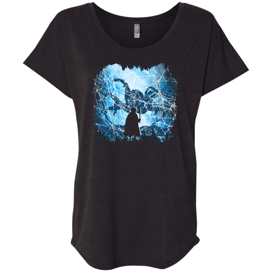 T-Shirts Vintage Black / X-Small Spiders Lair Triblend Dolman Sleeve