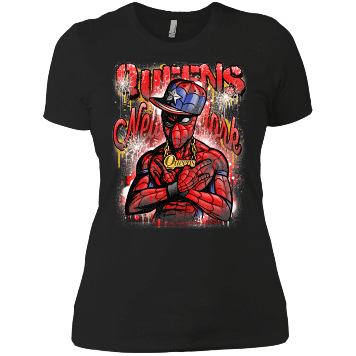 T-Shirts Black / X-Small Spidey Queens Women's Premium T-Shirt