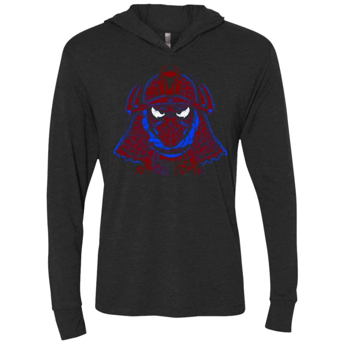 T-Shirts Vintage Black / X-Small Spidey Shogun Triblend Long Sleeve Hoodie Tee