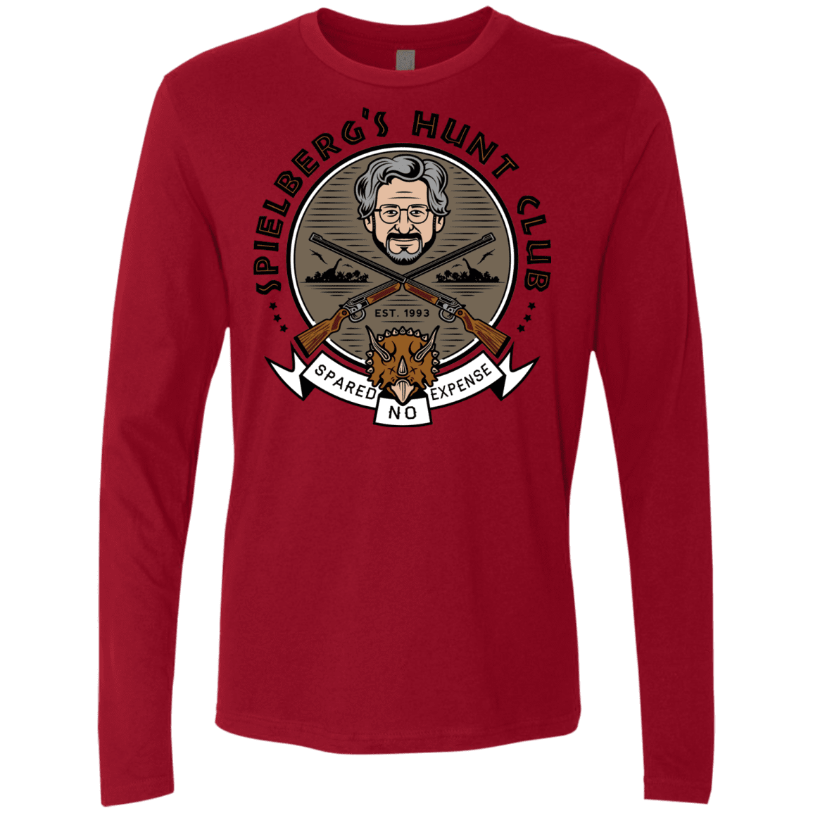 T-Shirts Cardinal / S Spielbergs Hunt Club Men's Premium Long Sleeve