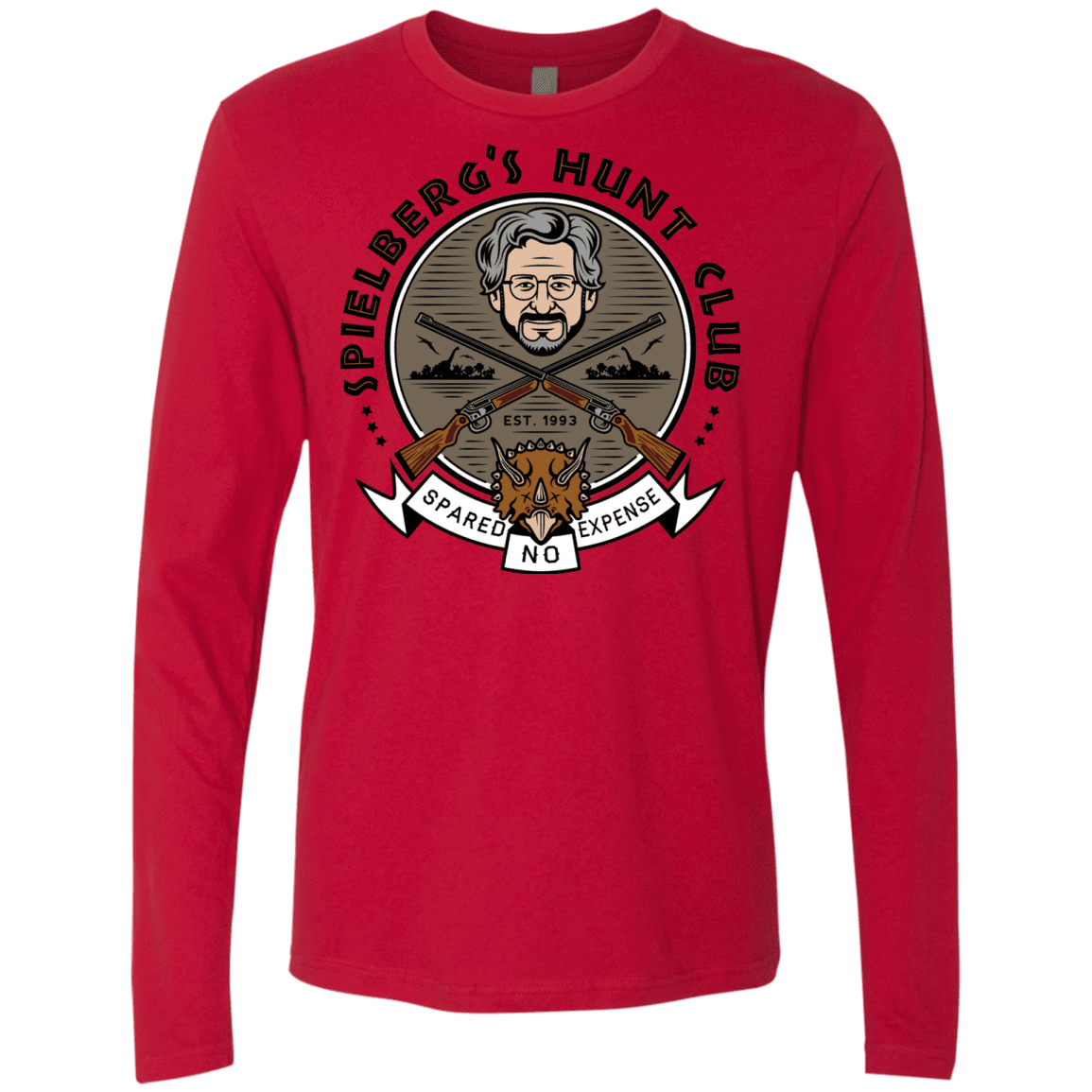 T-Shirts Red / S Spielbergs Hunt Club Men's Premium Long Sleeve