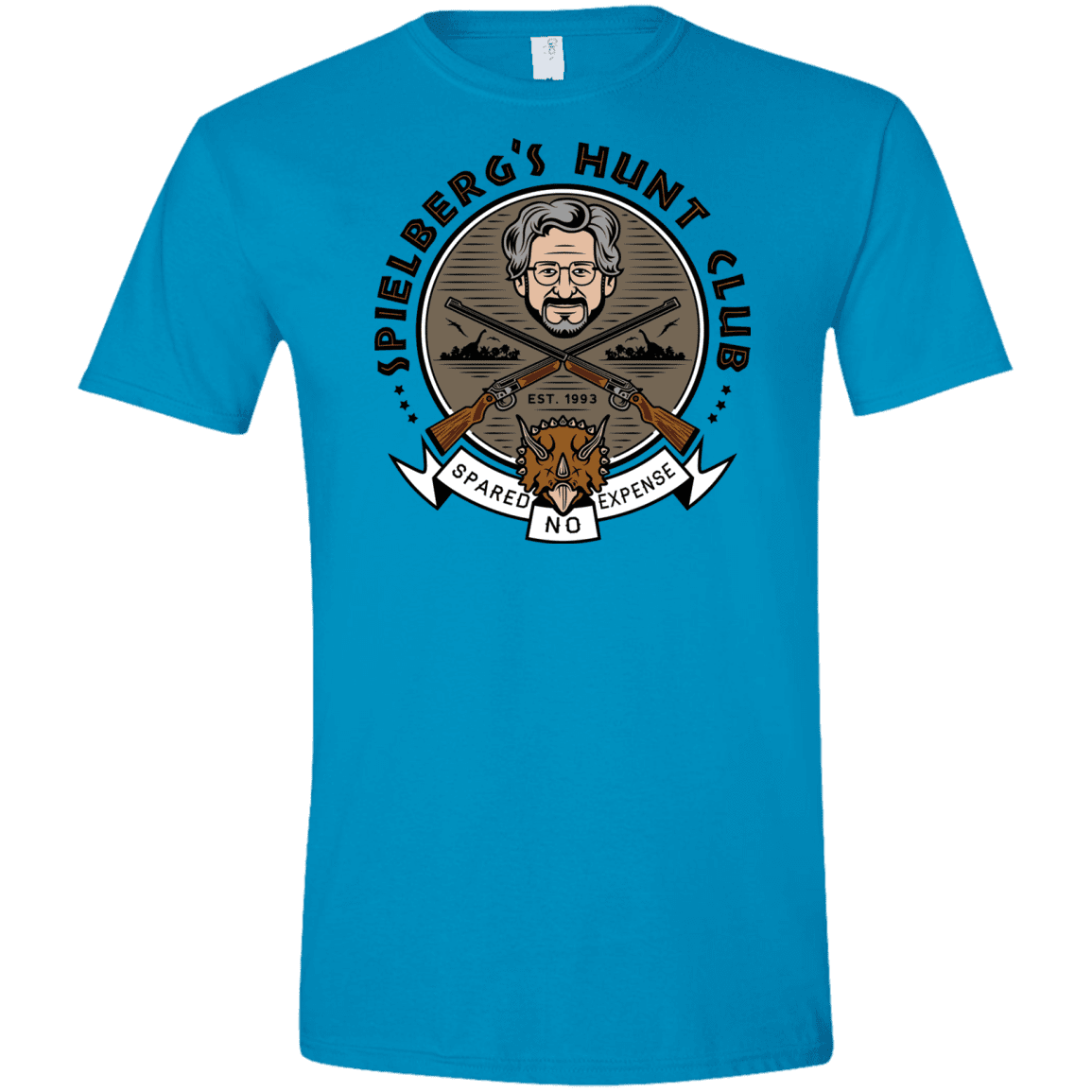 T-Shirts Sapphire / S Spielbergs Hunt Club Men's Semi-Fitted Softstyle