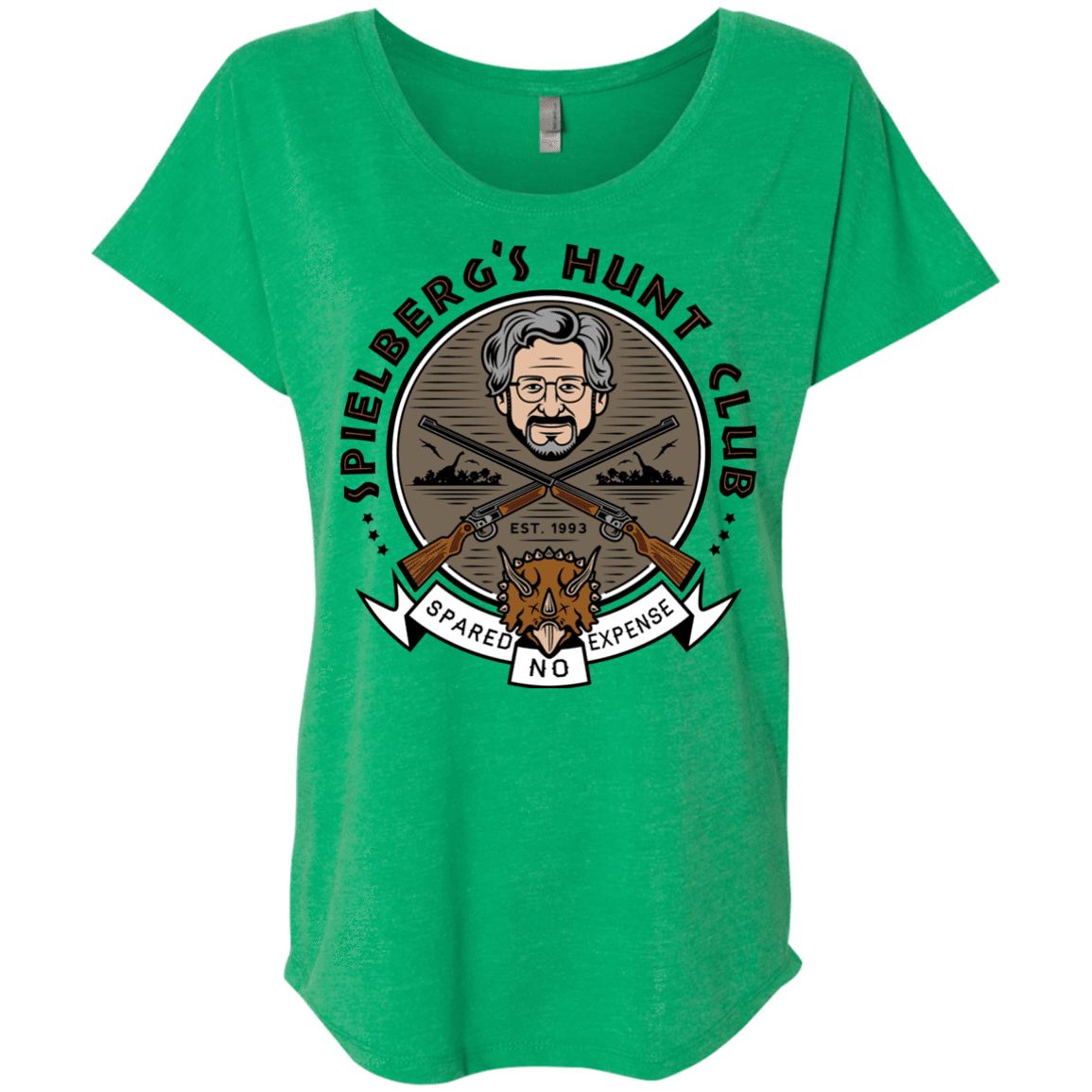 T-Shirts Envy / X-Small Spielbergs Hunt Club Triblend Dolman Sleeve