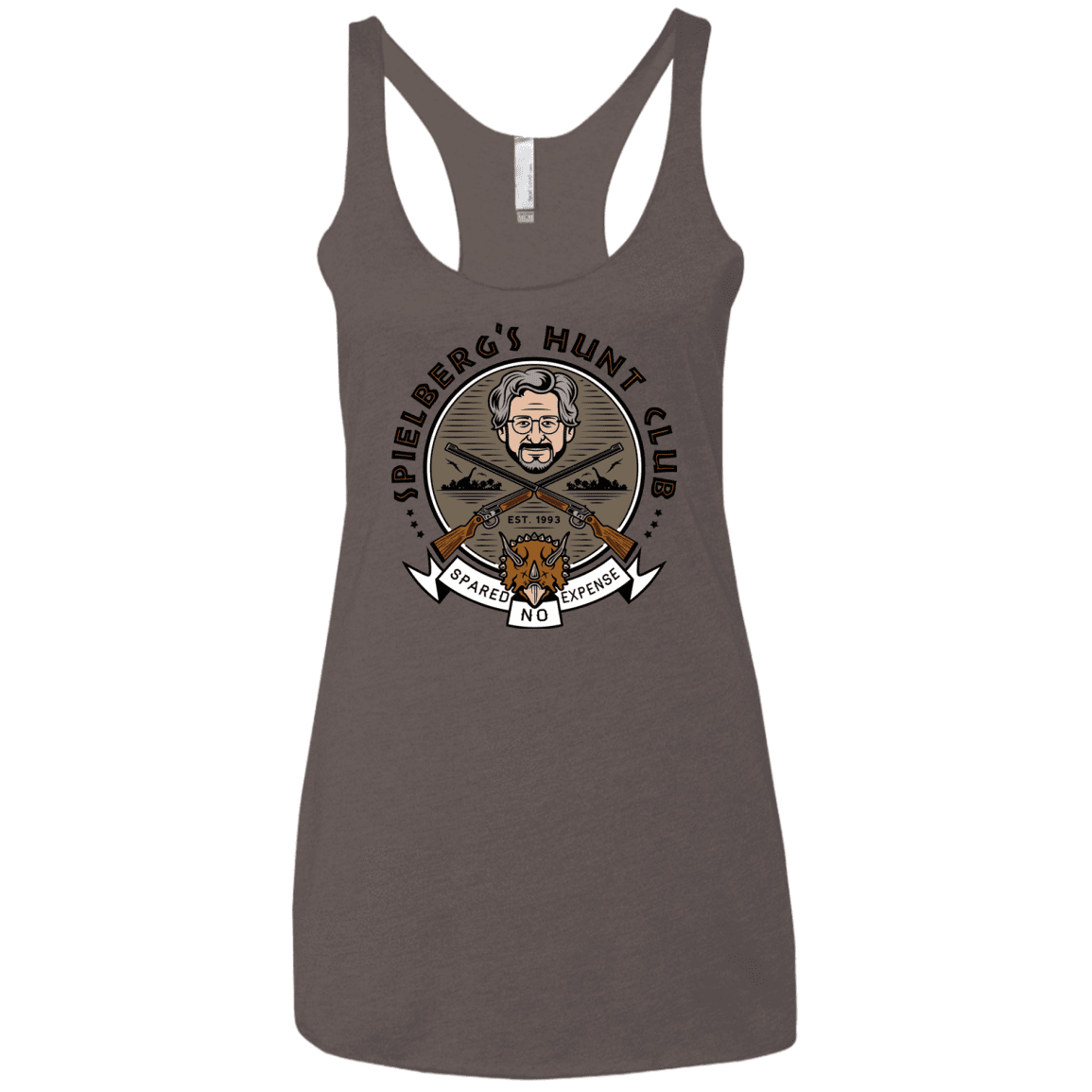 T-Shirts Macchiato / X-Small Spielbergs Hunt Club Women's Triblend Racerback Tank
