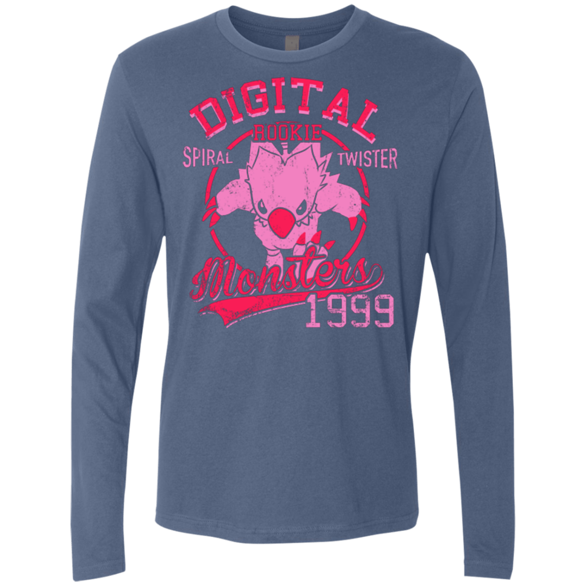 T-Shirts Indigo / Small Spiral Twister Men's Premium Long Sleeve