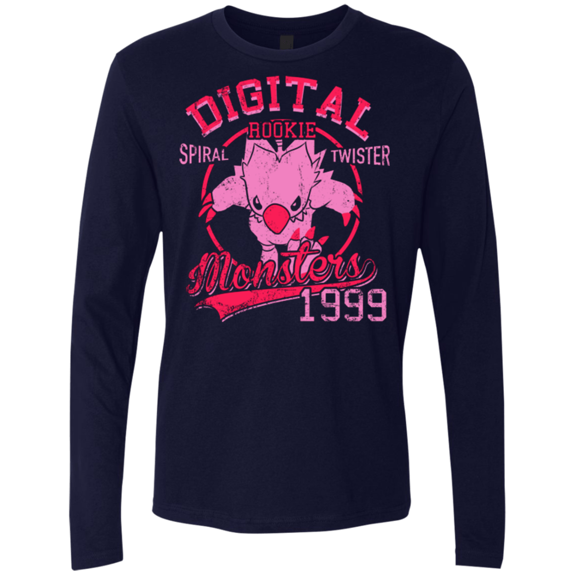 T-Shirts Midnight Navy / Small Spiral Twister Men's Premium Long Sleeve