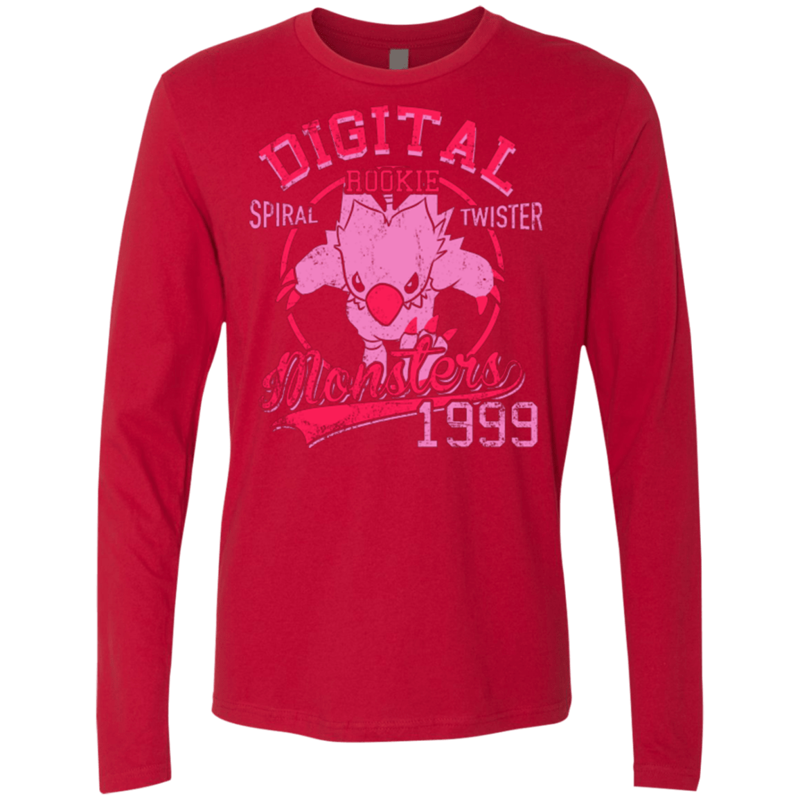 T-Shirts Red / Small Spiral Twister Men's Premium Long Sleeve