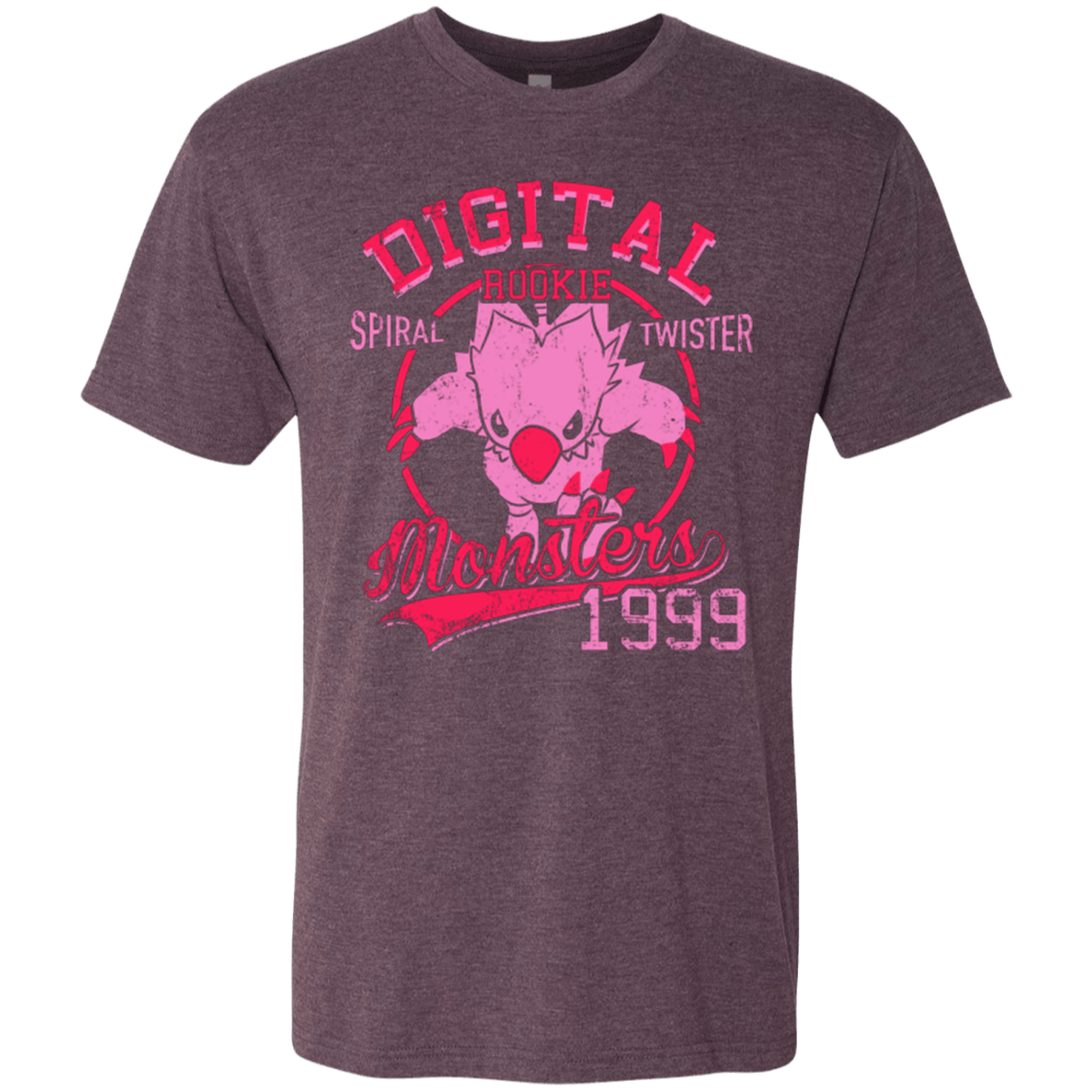 T-Shirts Vintage Purple / Small Spiral Twister Men's Triblend T-Shirt