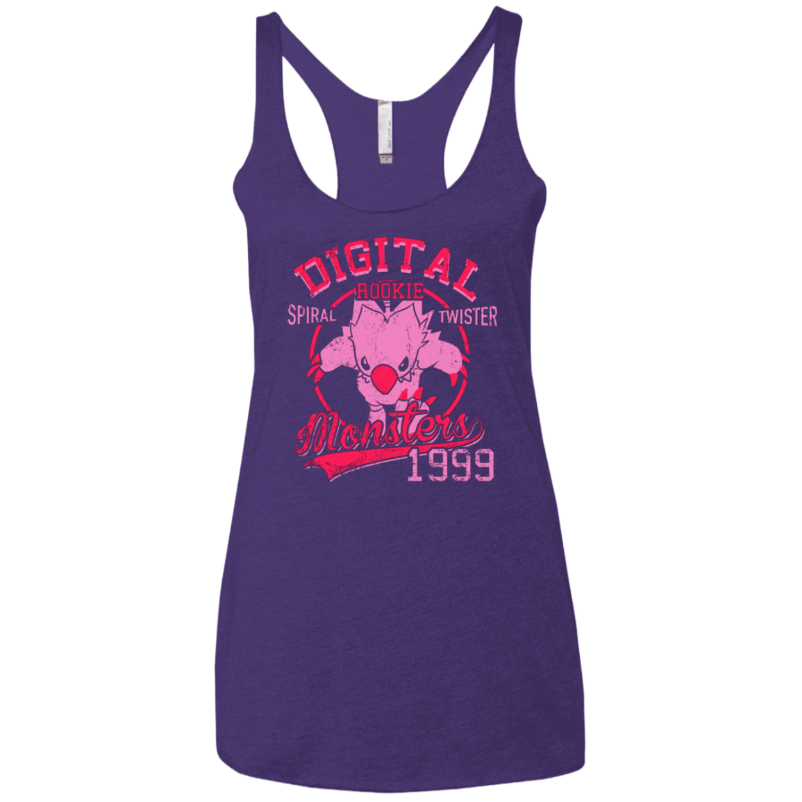 T-Shirts Purple / X-Small Spiral Twister Women's Triblend Racerback Tank