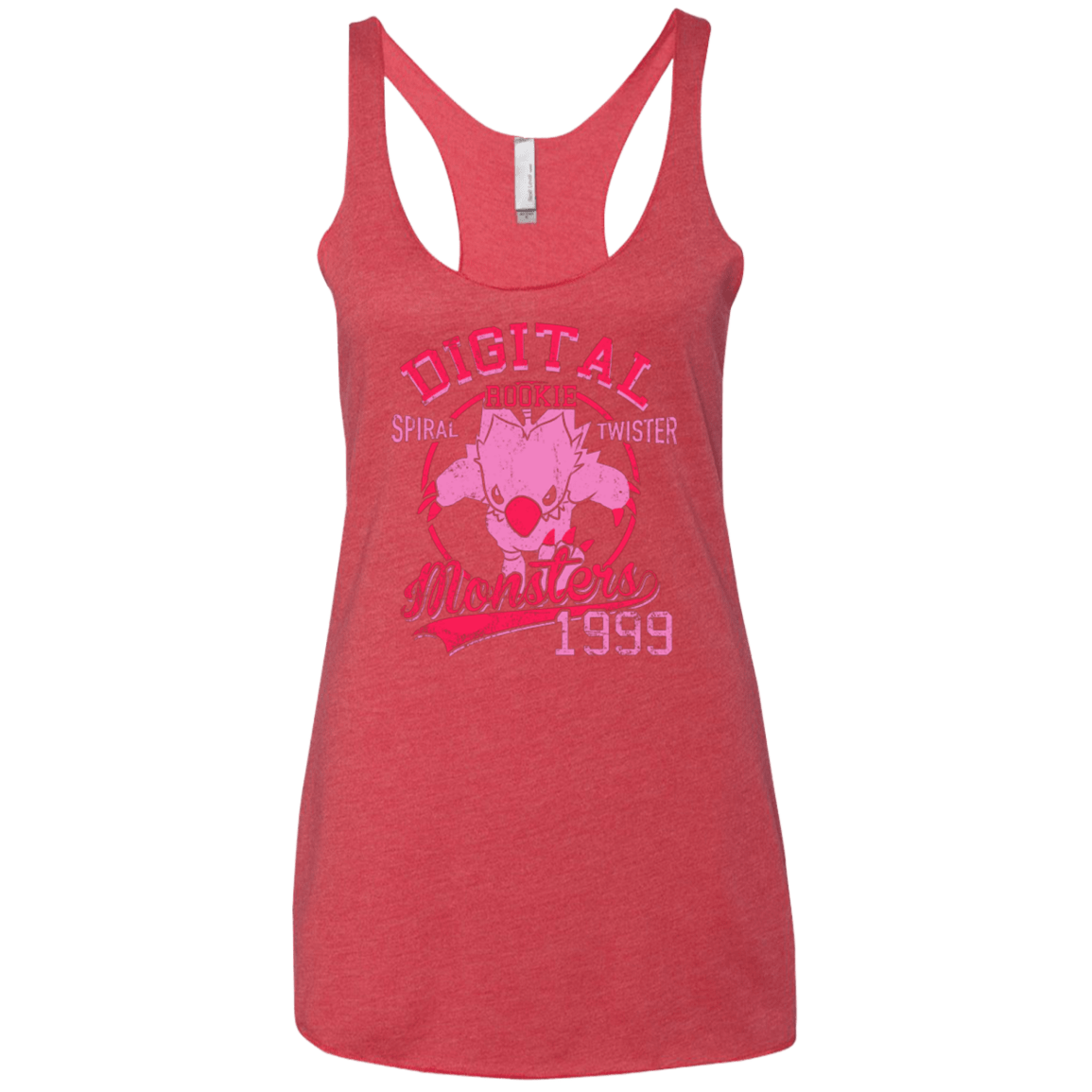 T-Shirts Vintage Red / X-Small Spiral Twister Women's Triblend Racerback Tank
