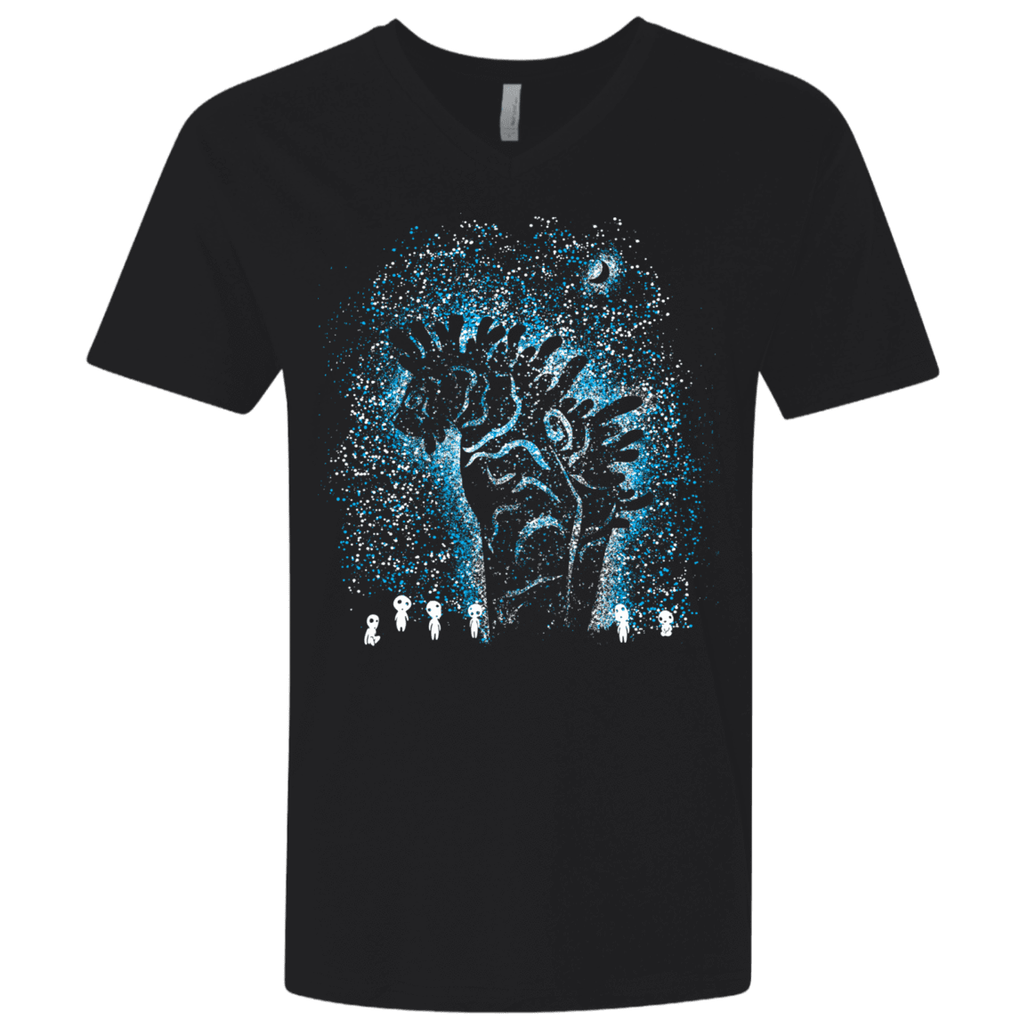 T-Shirts Black / X-Small Spirits In The Night Men's Premium V-Neck