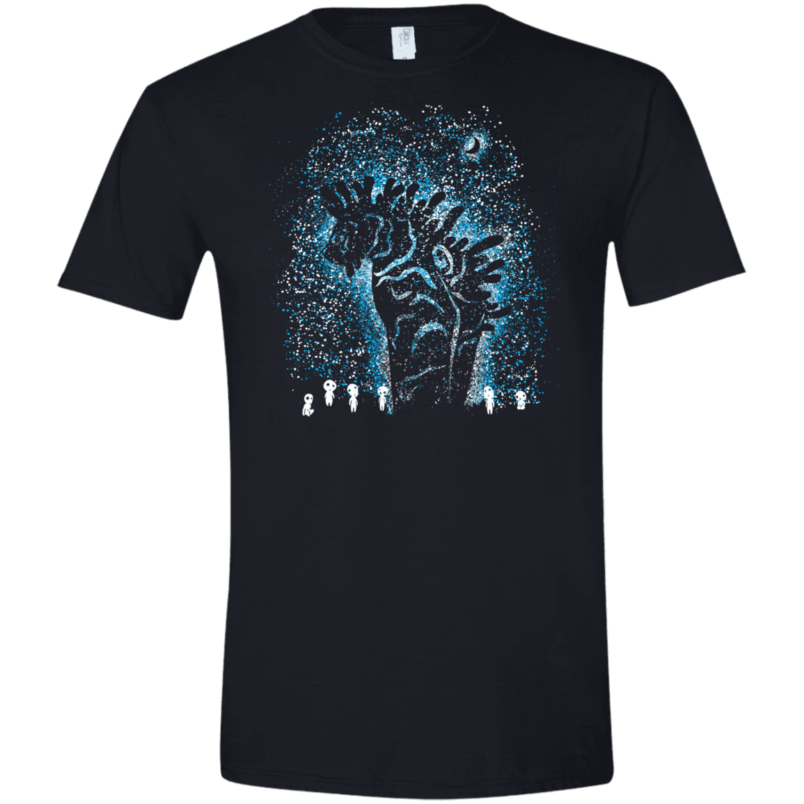 T-Shirts Black / X-Small Spirits In The Night Men's Semi-Fitted Softstyle