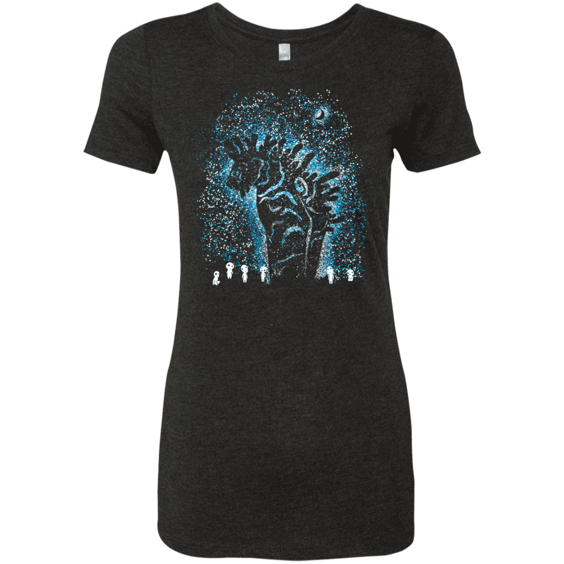 T-Shirts Vintage Black / S Spirits In The Night Women's Triblend T-Shirt