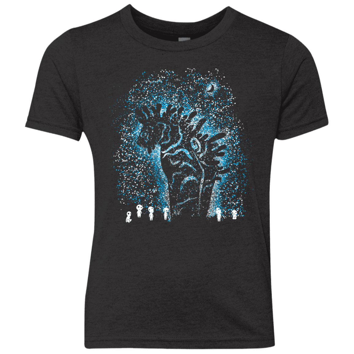 T-Shirts Vintage Black / YXS Spirits In The Night Youth Triblend T-Shirt