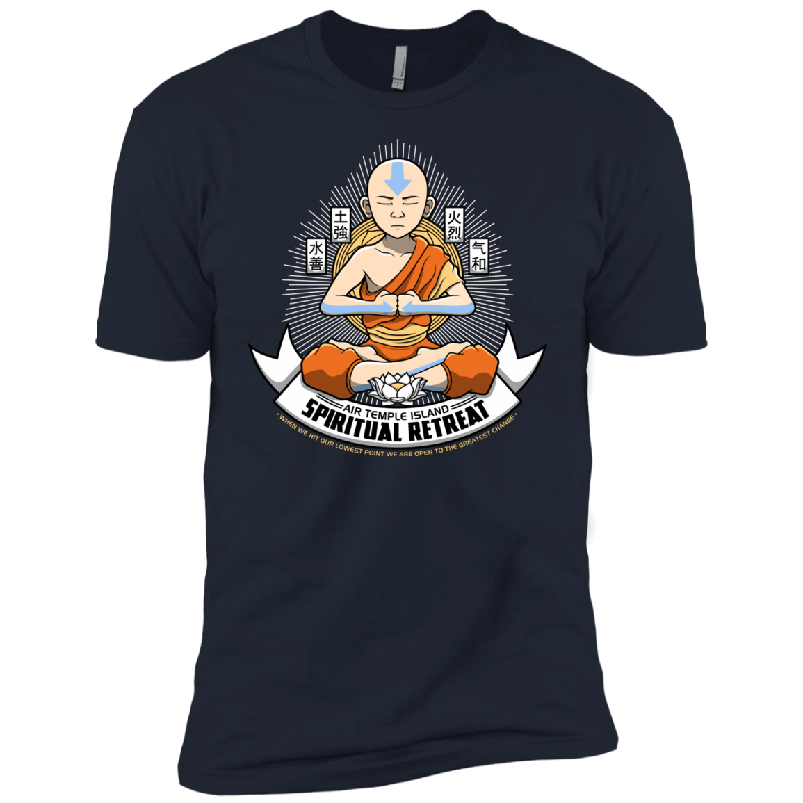 T-Shirts Midnight Navy / YXS SPIRITUAL RETREATT Boys Premium T-Shirt