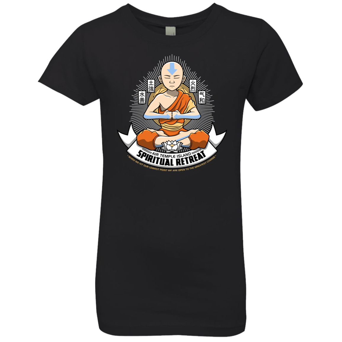 T-Shirts Black / YXS SPIRITUAL RETREATT Girls Premium T-Shirt