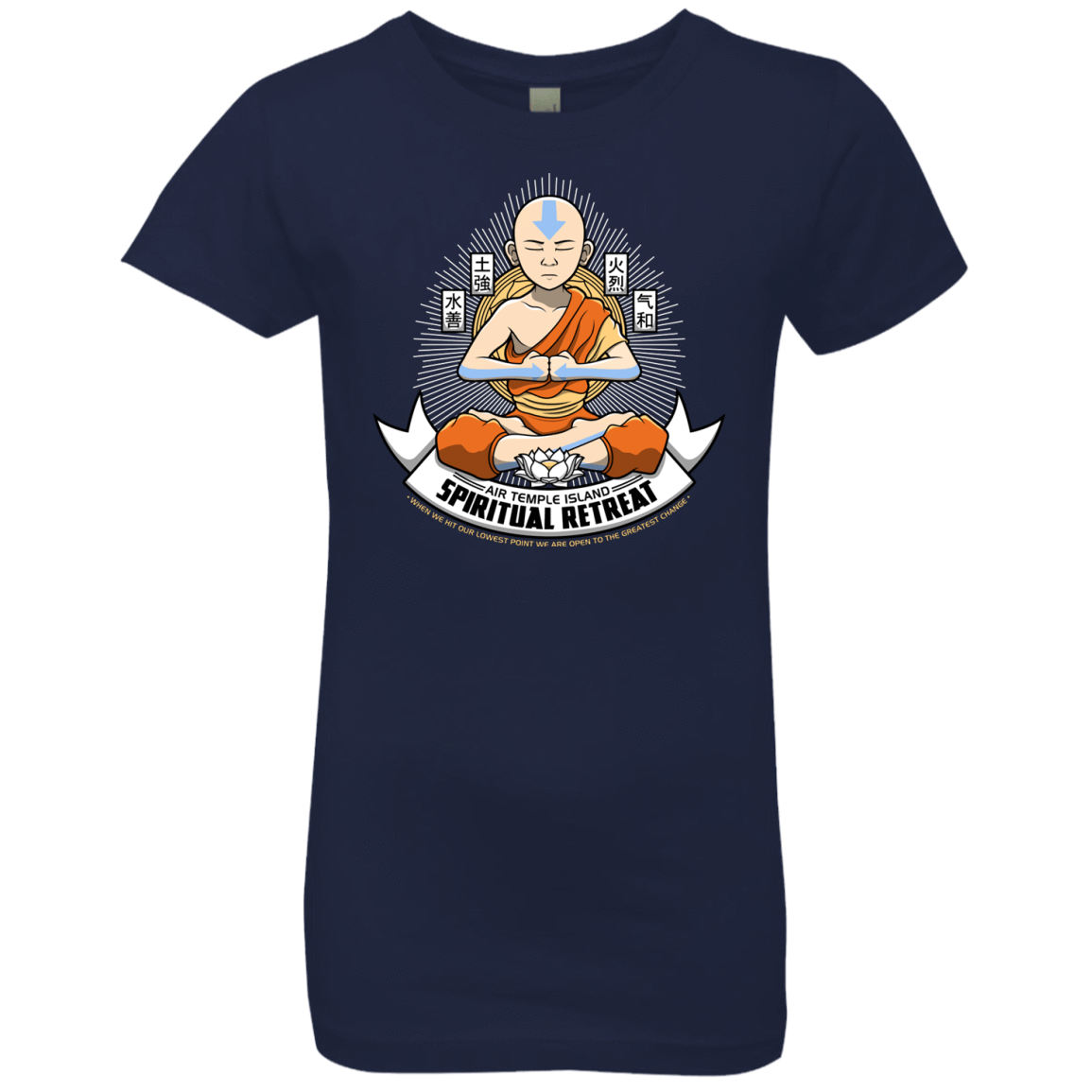 T-Shirts Midnight Navy / YXS SPIRITUAL RETREATT Girls Premium T-Shirt