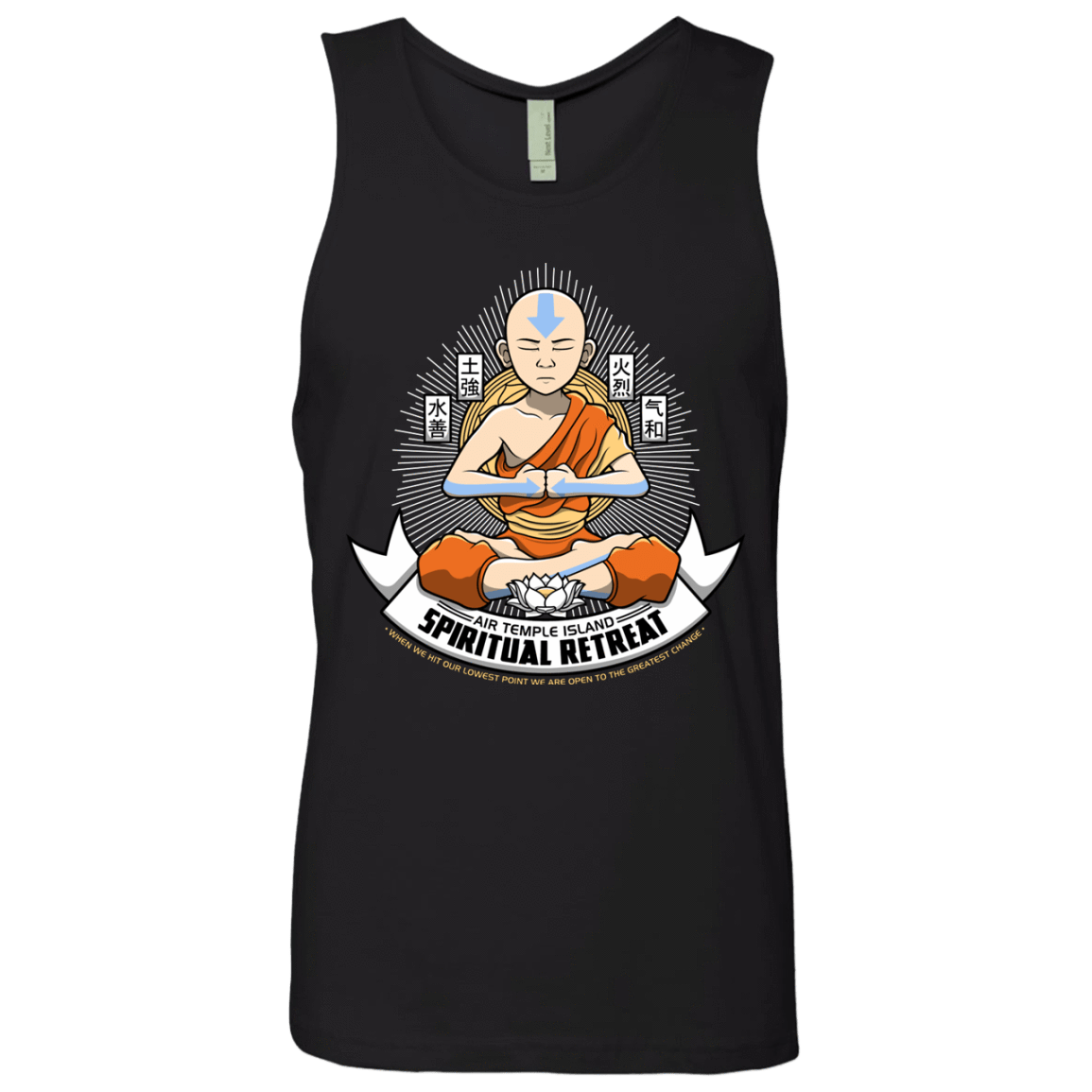 T-Shirts Black / Small SPIRITUAL RETREATT Men's Premium Tank Top