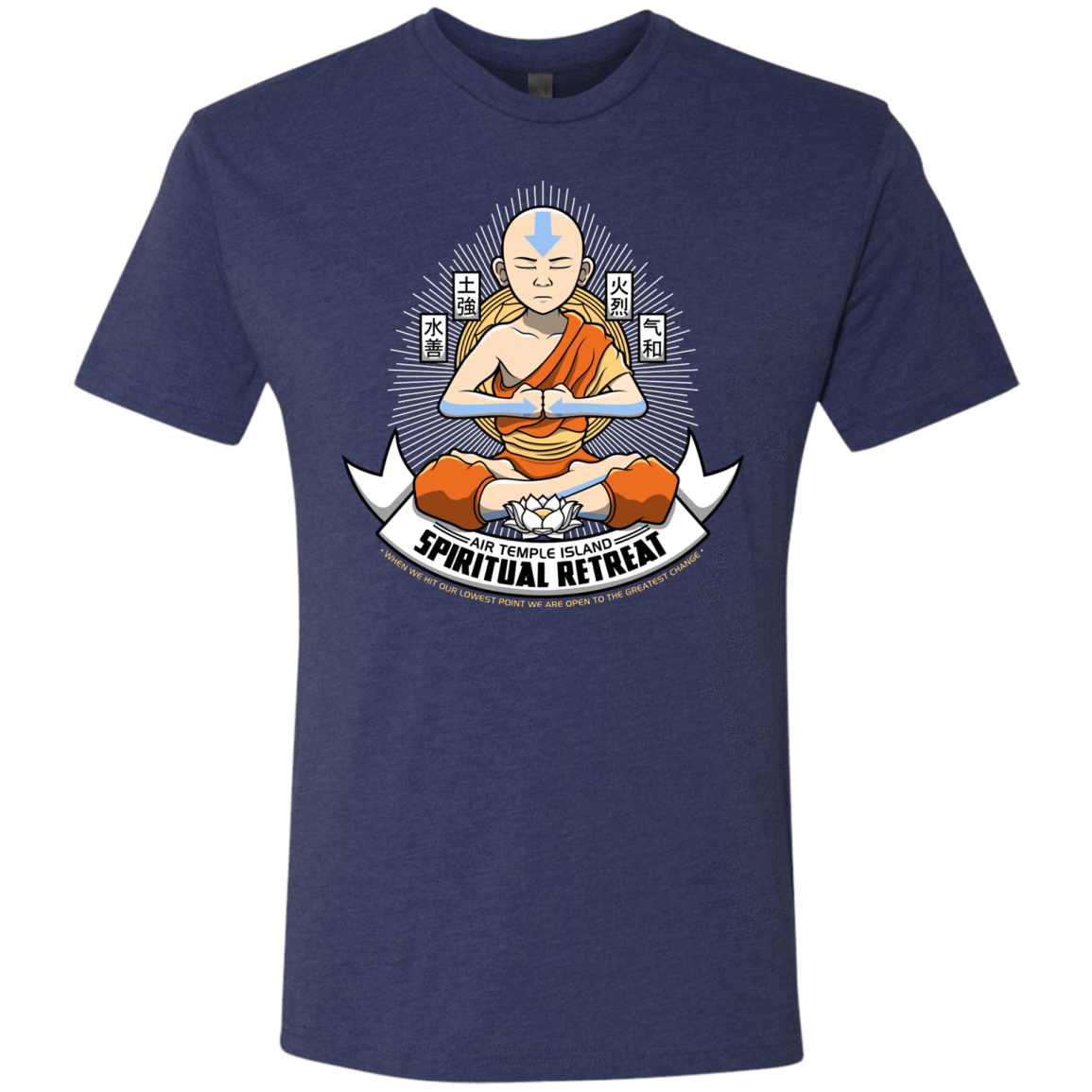 T-Shirts Vintage Navy / Small SPIRITUAL RETREATT Men's Triblend T-Shirt