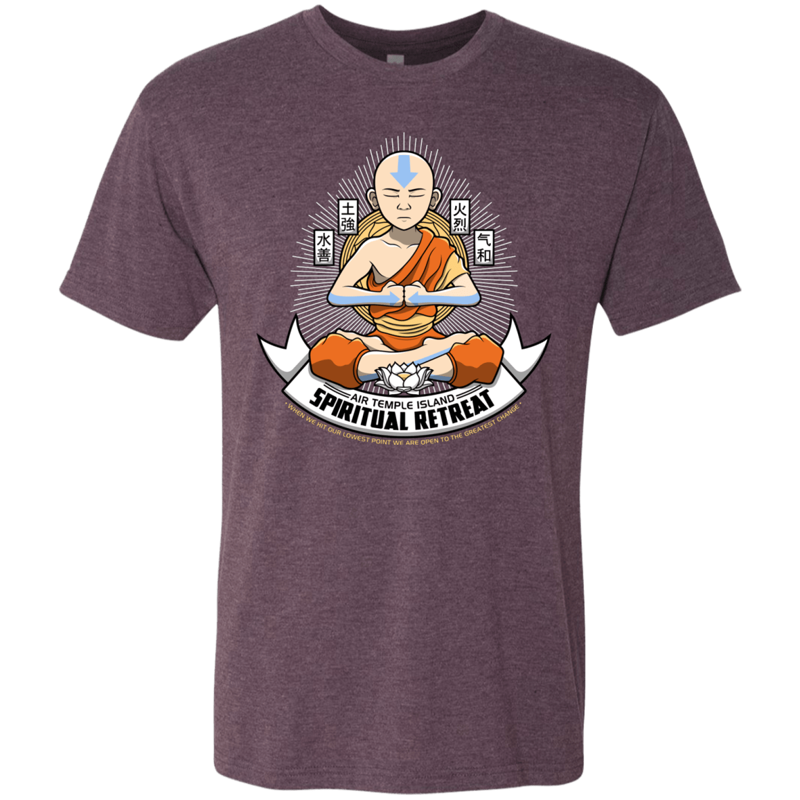 T-Shirts Vintage Purple / Small SPIRITUAL RETREATT Men's Triblend T-Shirt