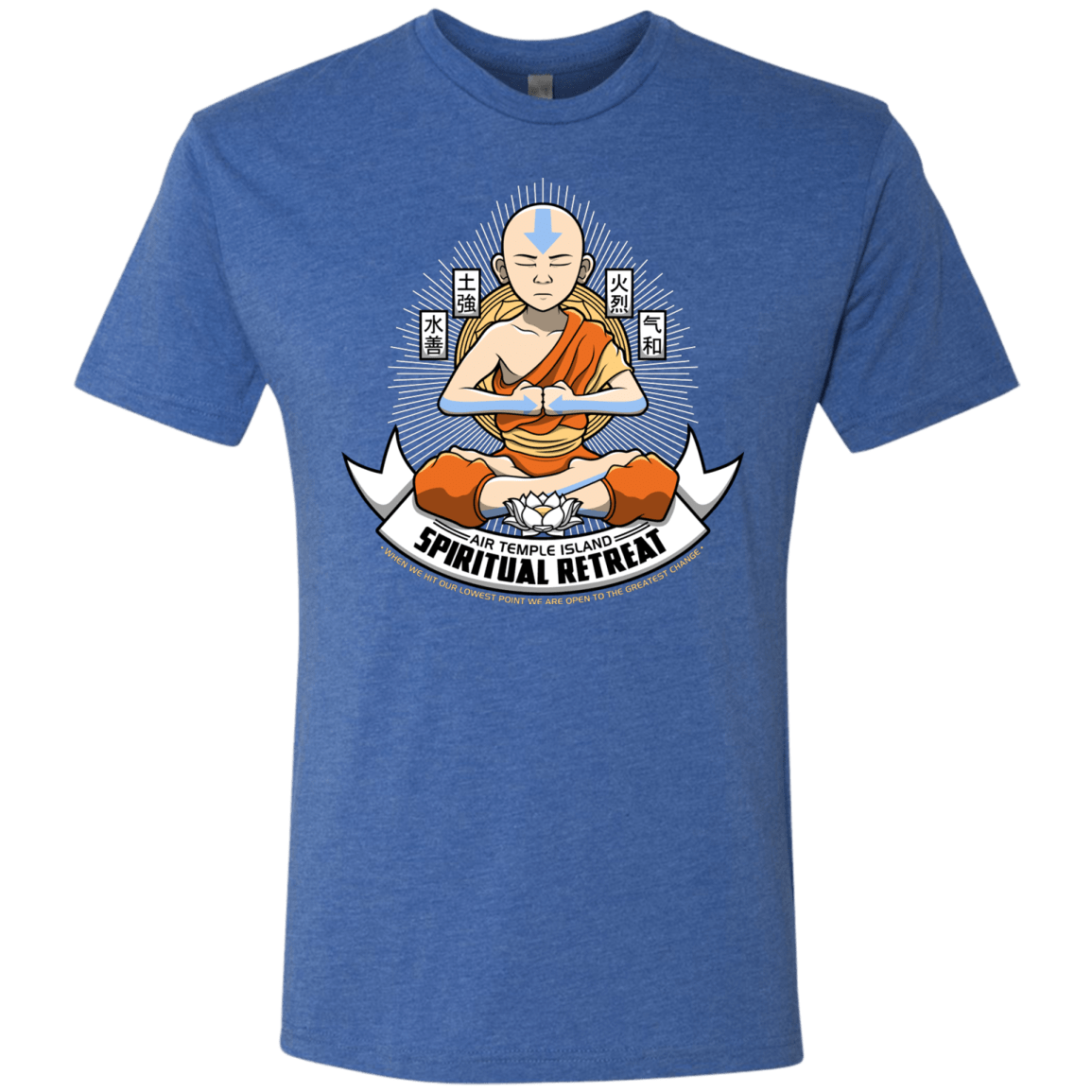 T-Shirts Vintage Royal / Small SPIRITUAL RETREATT Men's Triblend T-Shirt