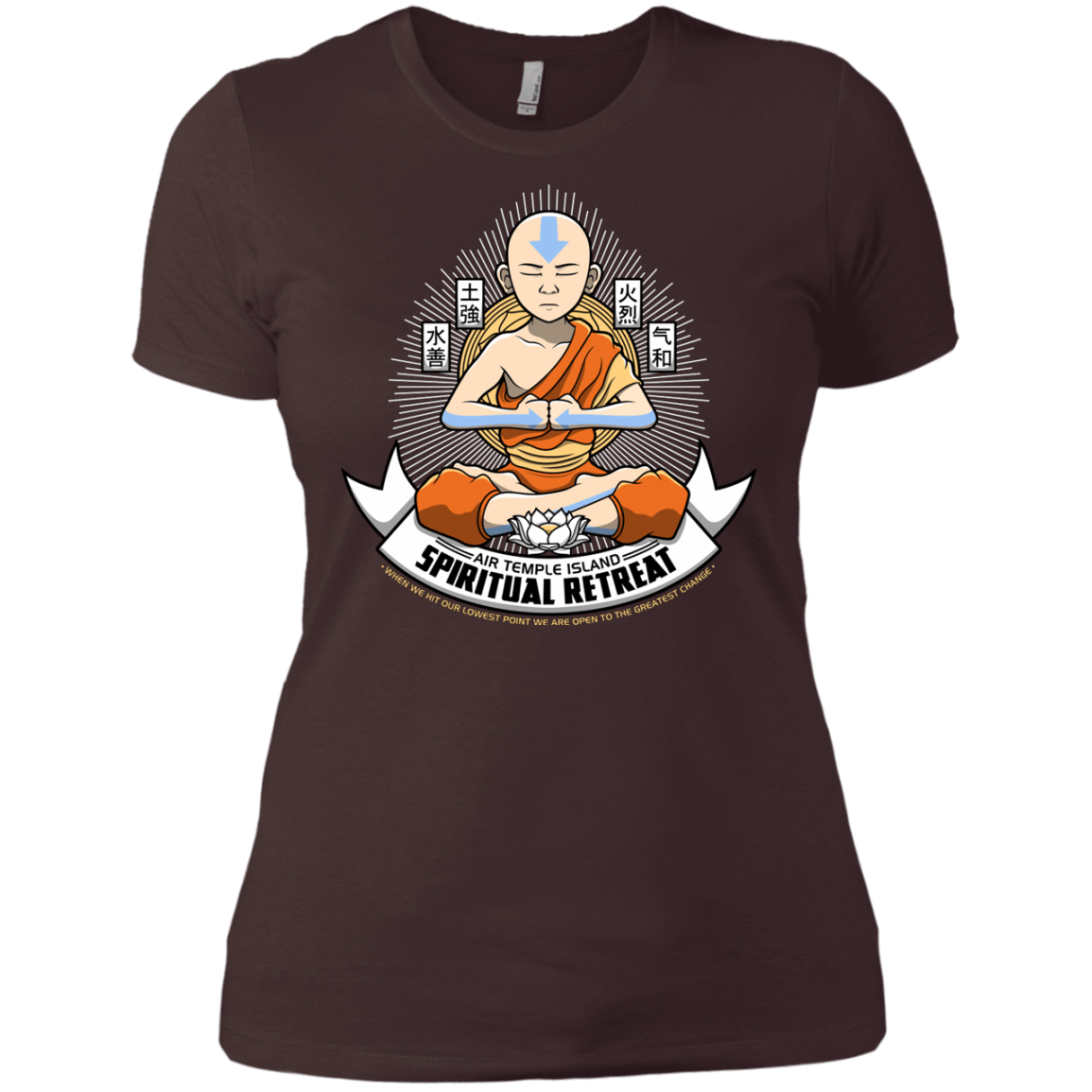 T-Shirts Dark Chocolate / X-Small SPIRITUAL RETREATT Women's Premium T-Shirt