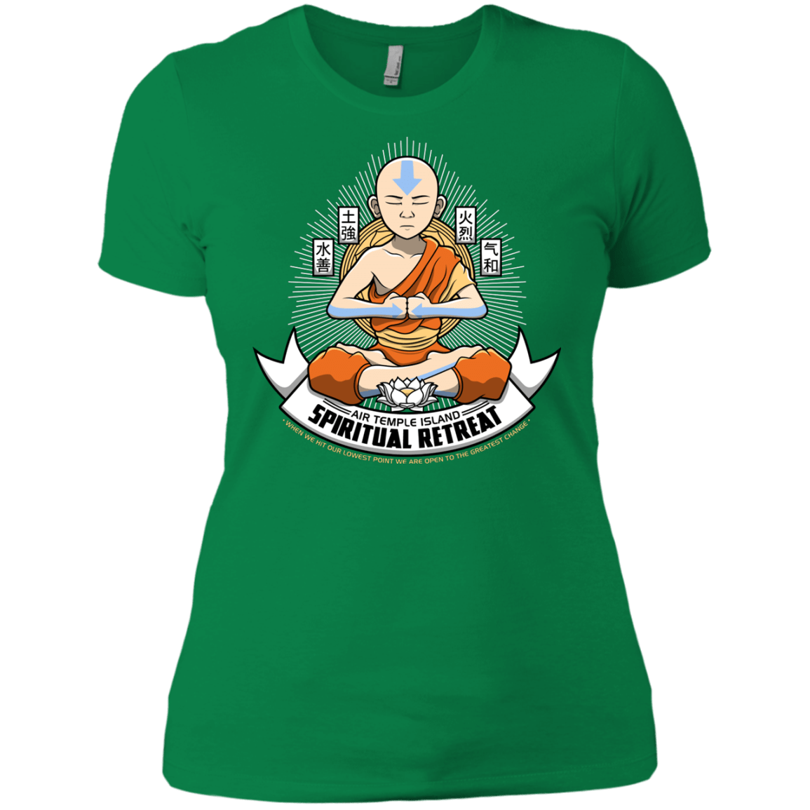 T-Shirts Kelly Green / X-Small SPIRITUAL RETREATT Women's Premium T-Shirt