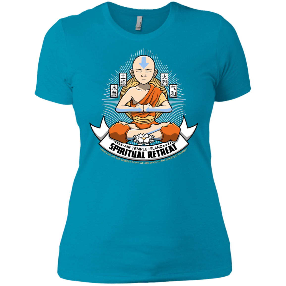 T-Shirts Turquoise / X-Small SPIRITUAL RETREATT Women's Premium T-Shirt
