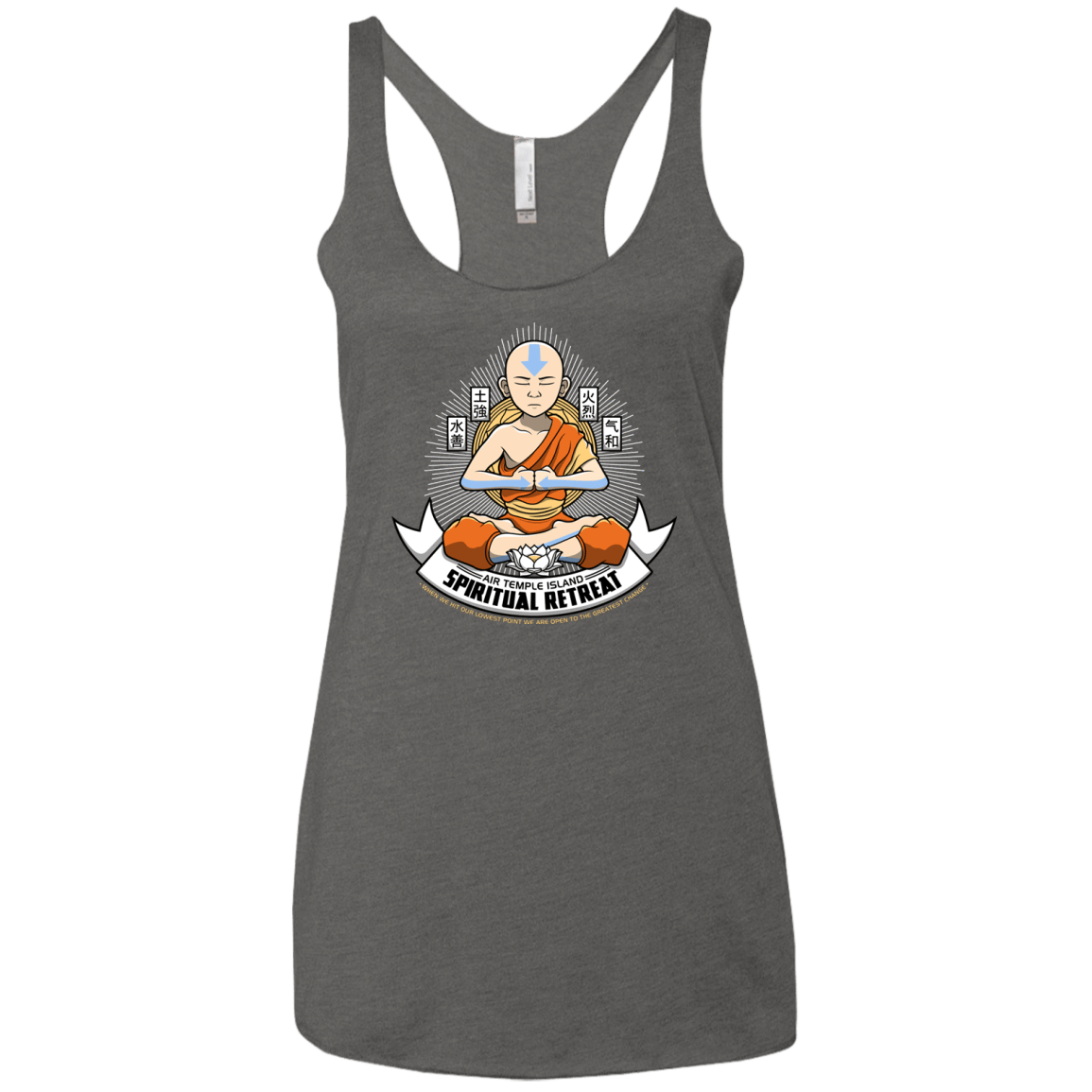 T-Shirts Premium Heather / X-Small SPIRITUAL RETREATT Women's Triblend Racerback Tank