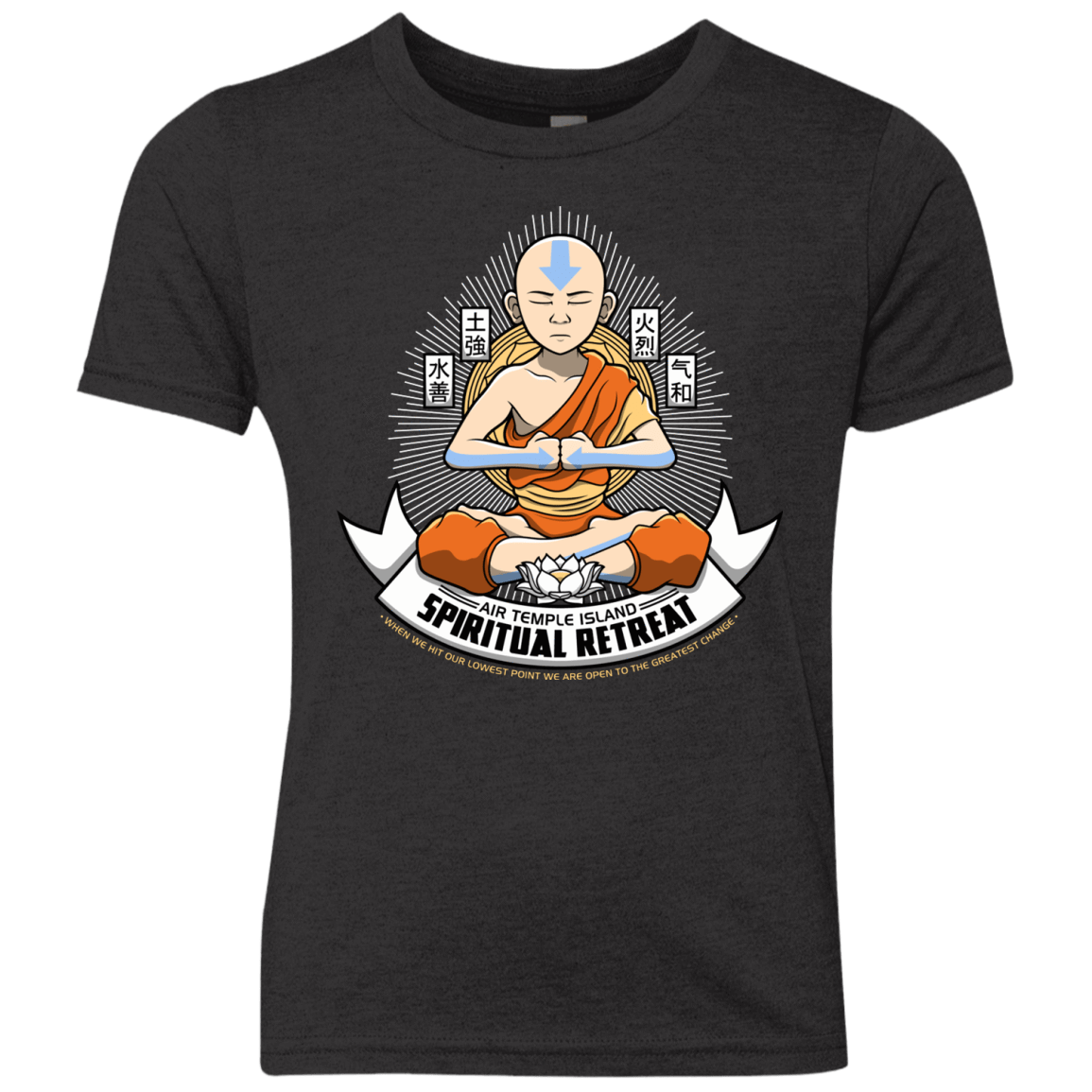 T-Shirts Vintage Black / YXS SPIRITUAL RETREATT Youth Triblend T-Shirt