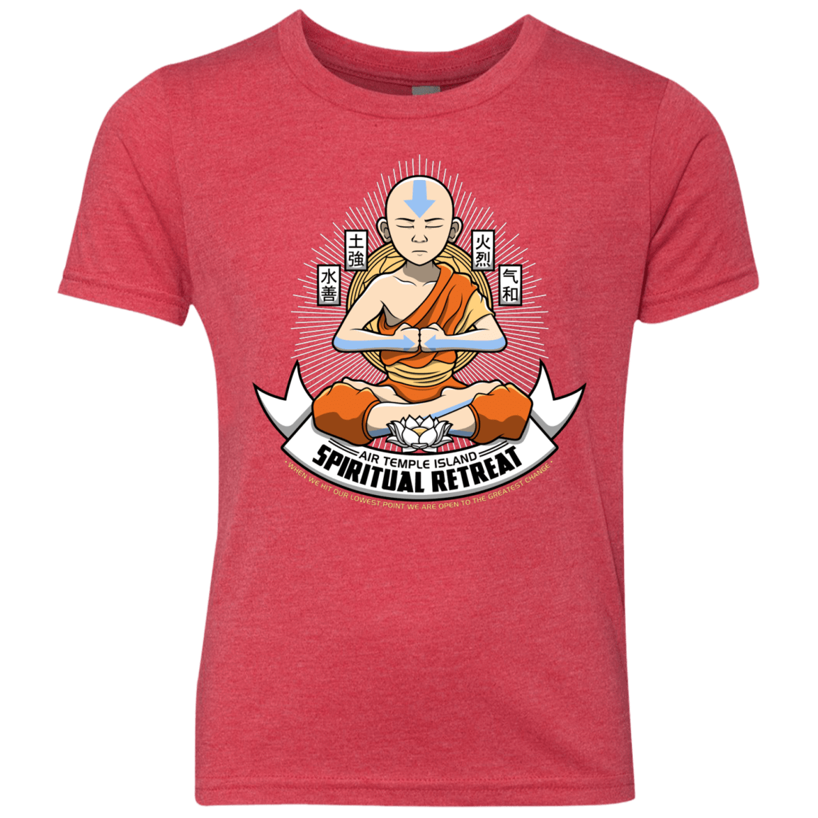 T-Shirts Vintage Red / YXS SPIRITUAL RETREATT Youth Triblend T-Shirt