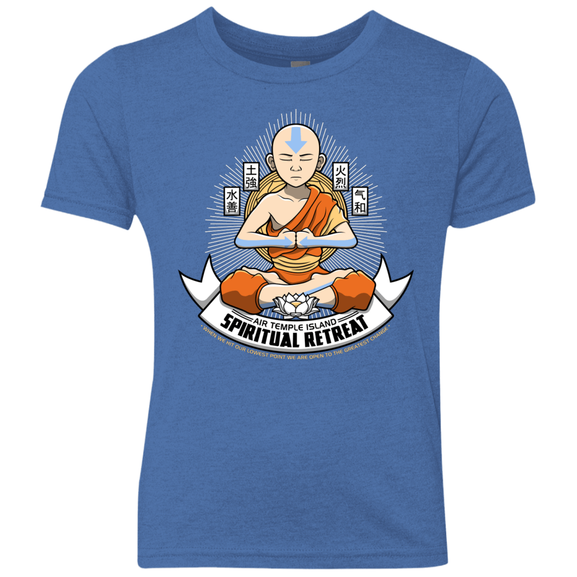 T-Shirts Vintage Royal / YXS SPIRITUAL RETREATT Youth Triblend T-Shirt